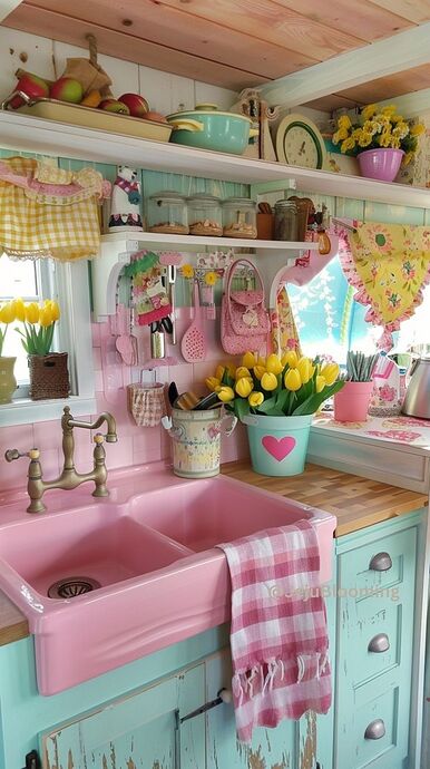 funky kitchen corner