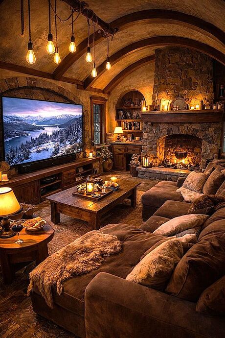 fireplace room