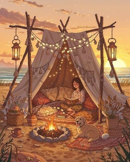 ocean camping