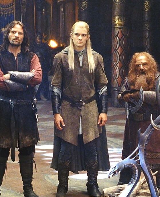 aragorn gimli & legolas
