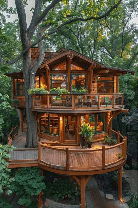 luxury treehouse