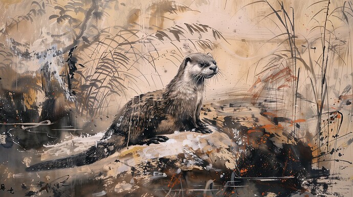 rickthrivingnow_Appalachian_River_Otter_in_the_style_of_Wu_Guan_6c0d30d1-2c52-423c-9a18-57188fc8ce3c