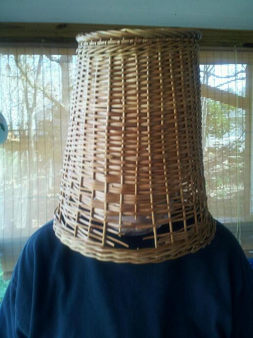 basket on head for dentist